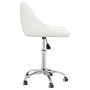 Drehbarer Esszimmerstuhl aus weißem Kunstleder von vidaXL, Essstühle - Ref: Foro24-3088685, Preis: 97,90 €, Rabatt: %