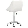 Drehbarer Esszimmerstuhl aus weißem Kunstleder von vidaXL, Essstühle - Ref: Foro24-3088685, Preis: 95,65 €, Rabatt: %