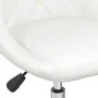 Drehbarer Esszimmerstuhl aus weißem Kunstleder von vidaXL, Essstühle - Ref: Foro24-3088685, Preis: 95,65 €, Rabatt: %