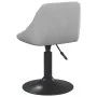 6pcs Light Gray Velvet Swivel Dining Chairs by vidaXL, dining chairs - Ref: Foro24-3088802, Price: 339,59 €, Discount: %