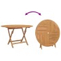 Conjunto de Comedor de Jardín 5 pcs Marrón