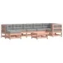 8-piece garden furniture set with Douglas fir wood cushions by vidaXL, Garden sets - Ref: Foro24-3185876, Price: 828,46 €, Di...