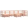 8-piece garden furniture set with Douglas fir wood cushions by vidaXL, Garden sets - Ref: Foro24-3185876, Price: 828,46 €, Di...