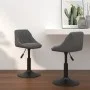 Drehbare Esszimmerstühle, 2 Einheiten, dunkelgrauer Samt von vidaXL, Essstühle - Ref: Foro24-335328, Preis: 120,47 €, Rabatt: %