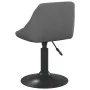 Swivel dining chairs 2 units dark gray velvet by vidaXL, dining chairs - Ref: Foro24-335328, Price: 120,47 €, Discount: %