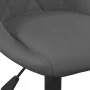 Drehbare Esszimmerstühle, 2 Einheiten, dunkelgrauer Samt von vidaXL, Essstühle - Ref: Foro24-335328, Preis: 120,47 €, Rabatt: %
