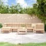 8-piece garden furniture set and solid wood cushions by vidaXL, Garden sets - Ref: Foro24-3185878, Price: 710,88 €, Discount: %