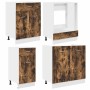 Conjunto de armarios de cocina Lyon 8 pcs Roble ahumado