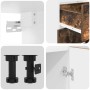 Conjunto de armarios de cocina Lyon 8 pcs Roble ahumado