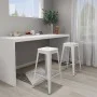 Taburetes de bar apilables 2 unidades de metal blanco de vidaXL, Taburetes de cocina - Ref: Foro24-248148, Precio: 169,02 €, ...