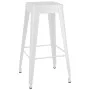 Stackable bar stools 2 units in white metal by vidaXL, Kitchen stools - Ref: Foro24-248148, Price: 169,05 €, Discount: %