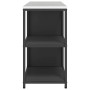 Juego de Almacenamiento de Cocina 2 pcs Negro 180 x 50 x 92 cm