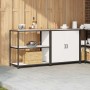Juego de Almacenamiento de Cocina 2 pcs Blanco 180 x 50 x 92 cm