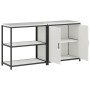 Juego de Almacenamiento de Cocina 2 pcs Blanco 180 x 50 x 92 cm