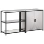 Juego de Almacenamiento de Cocina 2 pcs Plata 180 x 50 x 92 cm