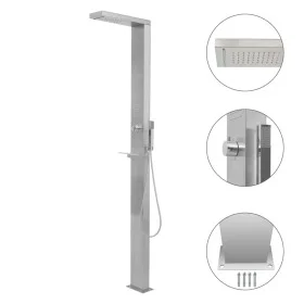 Square Stainless Steel Outdoor Shower by vidaXL, Pool and spa accessories - Ref: Foro24-48200, Price: 174,07 €, Discount: %