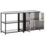 Juego de Almacenamiento de Cocina 2 pcs Plata 180 x 50 x 92 cm