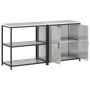 Juego de Almacenamiento de Cocina 2 pcs Plata 180 x 50 x 92 cm