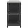 Juego de Almacenamiento de Cocina 2 pcs Negro 150 x 50 x 92 cm