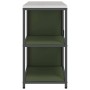 Juego de Almacenamiento de Cocina con estante 2 pcs Verde Oliva