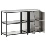 Juego de Almacenamiento de Cocina 2 pcs Plata 150 x 50 x 92 cm