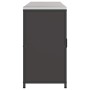 Juego de Almacenamiento de Cocina 3 pcs Negro 240 x 50 x 92 cm