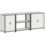 Juego de Almacenamiento de Cocina 3 pcs Blanco 240 x 50 x 92 cm