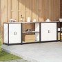 Juego de Almacenamiento de Cocina 3 pcs Blanco 240 x 50 x 92 cm