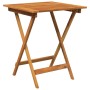 Comedor de jardín plegable 3 piezas madera maciza de acacia