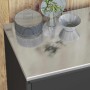 Juego de Almacenamiento de Cocina 2 pcs Negro 120 x 50 x 92 cm