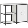 Juego de Almacenamiento de Cocina 2 pcs Blanco 120 x 50 x 92 cm