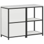 Juego de Almacenamiento de Cocina 2 pcs Blanco 120 x 50 x 92 cm