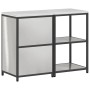 Juego de Almacenamiento de Cocina 2 pcs Plata 120 x 50 x 92 cm
