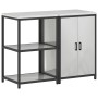 Juego de Almacenamiento de Cocina 2 pcs Plata 120 x 50 x 92 cm