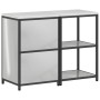 Juego de Almacenamiento de Cocina 2 pcs Plata 120 x 50 x 92 cm