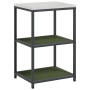 Juego de Almacenamiento de Cocina con estante 3 pcs Verde Oliva