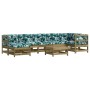 8-teiliges Gartenmöbel-Set mit Kissen aus imprägniertem Kiefernholz von vidaXL, Gartensets - Ref: Foro24-3185877, Preis: 819,...