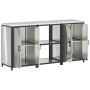 Juego de Almacenamiento de Cocina 3 pcs Plata 180 x 50 x 92 cm