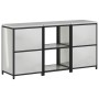 Juego de Almacenamiento de Cocina 3 pcs Plata 180 x 50 x 92 cm