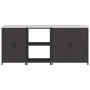 Juego de Almacenamiento de Cocina 3 pcs Negro 210 x 50 x 92 cm