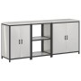 Juego de Almacenamiento de Cocina 3 pcs Plata 210 x 50 x 92 cm