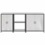 Juego de Almacenamiento de Cocina 3 pcs Plata 210 x 50 x 92 cm
