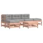 6-teiliges Gartenmöbel-Set mit Kissen aus Douglasienholz von vidaXL, Gartensets - Ref: Foro24-3185904, Preis: 489,37 €, Rabat...