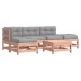 6-teiliges Gartenmöbel-Set mit Kissen aus Douglasienholz von vidaXL, Gartensets - Ref: Foro24-3185904, Preis: 496,35 €, Rabat...