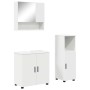 Juego de muebles de baño 3 pcs Blanco 61 x 35 x 64 cm