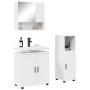 Juego de muebles de baño 3 pcs Blanco 61 x 35 x 64 cm