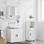 Juego de muebles de baño 3 pcs Blanco 61 x 35 x 64 cm