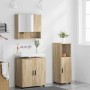 Juego de muebles de baño 3 pcs Roble Sonoma 61 x 35 x 64 cm