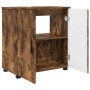 Juego de muebles de baño 3 pcs Roble ahumado 61 x 35 x 64 cm