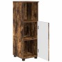 Juego de muebles de baño 3 pcs Roble ahumado 61 x 35 x 64 cm
